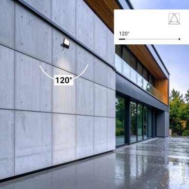 LED prožektorius, juodas, 200W, CCT 3000K-6000K 6