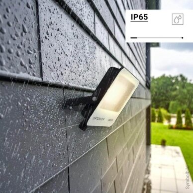 LED Floodlight, Black, 90Lm/W, 100W, CCT 3000K-6000K 4