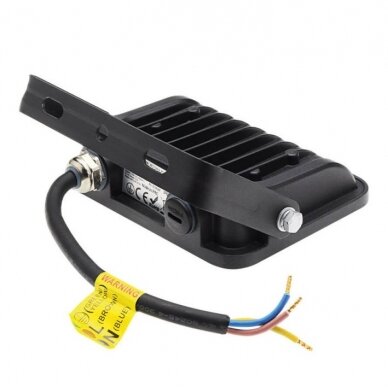 LED prožektorius, juodas, 90Lm/W, 20W, šalta balta šviesa 2