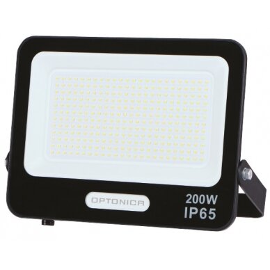 LED prožektorius, juodas, 90Lm/W, 300W, neutrali balta šviesa LED prožektorius, juodas, 90Lm/W, 300W, neutrali balta šviesa