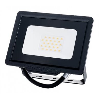 LED prožektorius, juodas, City Line, 20W, neutrali balta šviesa