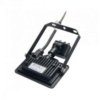 LED prožektorius, juodas, City Line, PIR jutiklis, 10W, šilta balta šviesa 2 LED prožektorius, juodas, City Line, PIR jutiklis, 10W, šilta balta šviesa 2