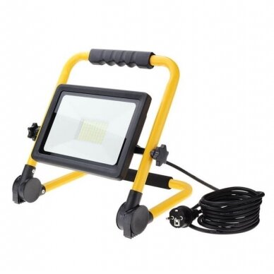 LED prožektorius, nešiojamas, 50W, šalta balta šviesa 2