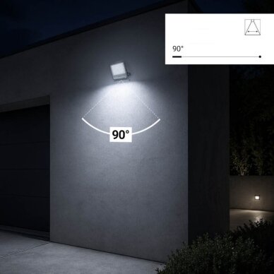 LED prožektorius, pilkas, 100Lm/W, 150W, šalta balta šviesa 7