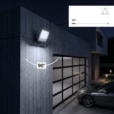LED Floodlight, Grey, 100Lm/W, 50W, White Light 6
