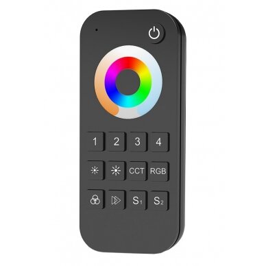 LED RGB CCT Remote Control Console, Black