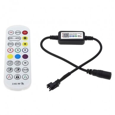 LED RGB juostos Music maitinimo valdiklis, su IR pulteliu, Bluetooth 1