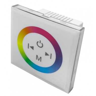 LED RGB Dimmer Wall Console, Sensor, White