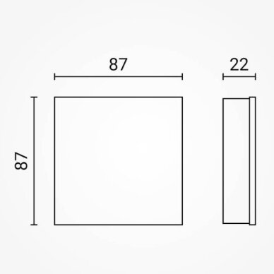 LED RGB/RGBW spalvos reguliavimo panelė, 4 zonos, sieninė, balta 2