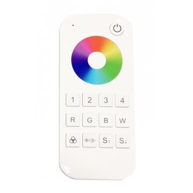 LED RGB/RGBW Remote Control Console, 4 Zones, RF 2.4G, RT9, Gray
