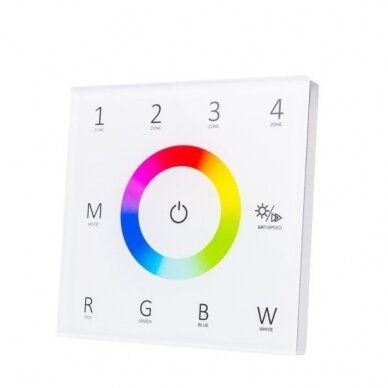 LED RGBW DMX Controller, 4 Zones, Remote Control 1