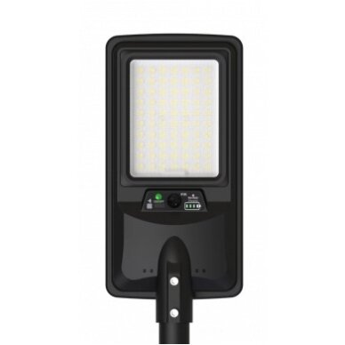 LED Solar Street Light, 12W, Remote Control, White Light