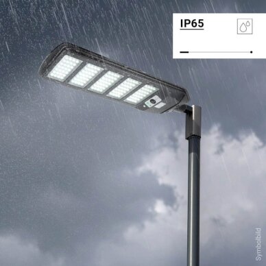 LED Solar Street Light, Remote Control, 20W, White Light 3