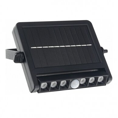 LED saulės sieninis šviestuvas, multifunkcinis, juodas, 1.8W, šalta balta šviesa 1 LED saulės sieninis šviestuvas, multifunkcinis, juodas, 1.8W, šalta balta šviesa 1