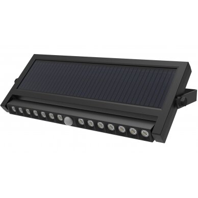 LED Solar Wall Light, Multi-Function, 5W, White Light