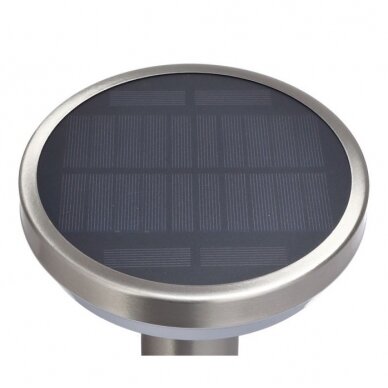 LED saulės sieninis Up šviestuvas, PIR jutiklis, poliruotas metalas, 2W, šilta balta šviesa 3 LED saulės sieninis Up šviestuvas, PIR jutiklis, poliruotas metalas, 2W, šilta balta šviesa 3