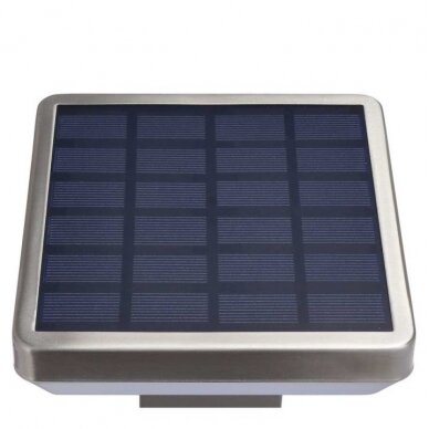 LED saulės sieninis Up šviestuvas, PIR jutiklis, šlifuotas aliuminis, 4.4W, šilta balta šviesa 3 LED saulės sieninis Up šviestuvas, PIR jutiklis, šlifuotas aliuminis, 4.4W, šilta balta šviesa 3