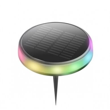 LED Solar Garden Light, 0.6W, CCT RGB 1