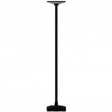 LED Solar Garden Lamp, Black, 2.5m Pole, Water Tank, Remote Control, CCT 1