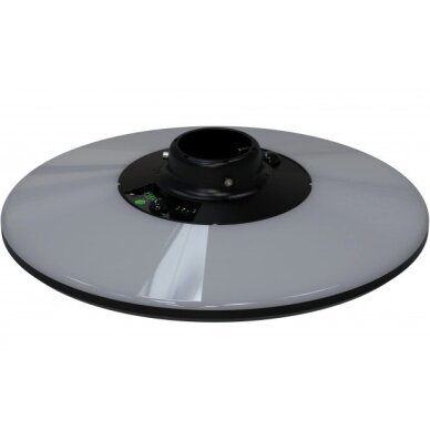LED Solar Garden Lamp, Black, 2.5m Pole, Water Tank, Remote Control, CCT 4