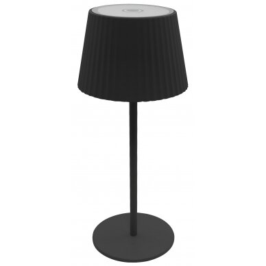 LED Rechargeable Solar Table Lamp, 2.5W, Chrome