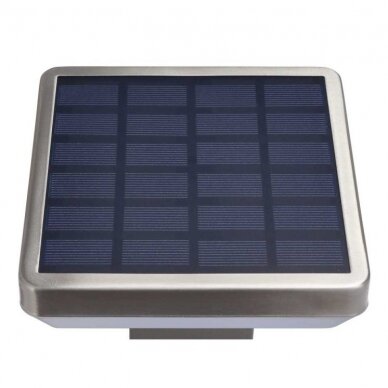 LED saulės vejos lempa, 4.4W, šlifuotas aliuminis, PIR jutiklis, įsmeigiama, šilta balta šviesa 3 LED saulės vejos lempa, 4.4W, šlifuotas aliuminis, PIR jutiklis, įsmeigiama, šilta balta šviesa 3