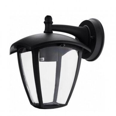 LED Wall Light, Down, Matt Black 1