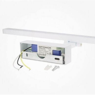 LED sieninis šviestuvas, baltas, 14W, neutrali balta šviesa 4