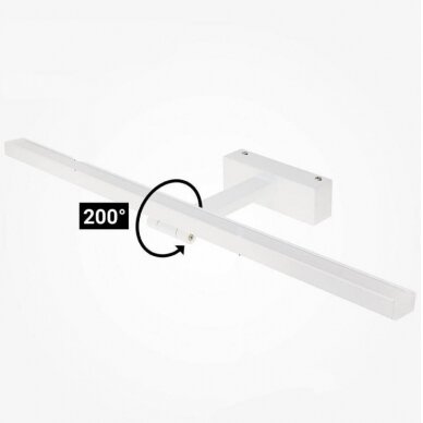 LED sieninis šviestuvas, baltas, 14W, neutrali balta šviesa 2 LED sieninis šviestuvas, baltas, 14W, neutrali balta šviesa 2