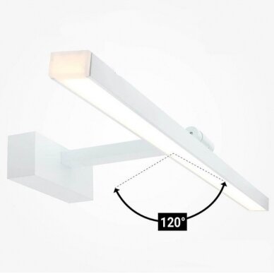 LED sieninis šviestuvas, baltas, 14W, šilta balta šviesa 3 LED sieninis šviestuvas, baltas, 14W, šilta balta šviesa 3