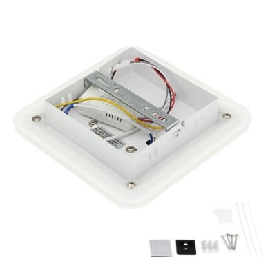 LED sieninis šviestuvas, baltas, 23W, CCT 3