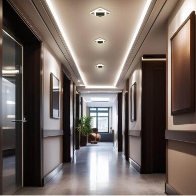 LED sieninis šviestuvas, baltas, 23W, CCT 4