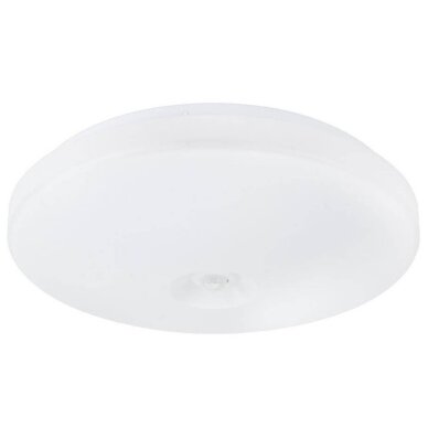 LED sieninis šviestuvas, baltas, diskas, 2 lizdai, Max 40W 1