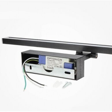 LED sieninis šviestuvas, juodas, 14W, neutrali balta šviesa 4 LED sieninis šviestuvas, juodas, 14W, neutrali balta šviesa 4
