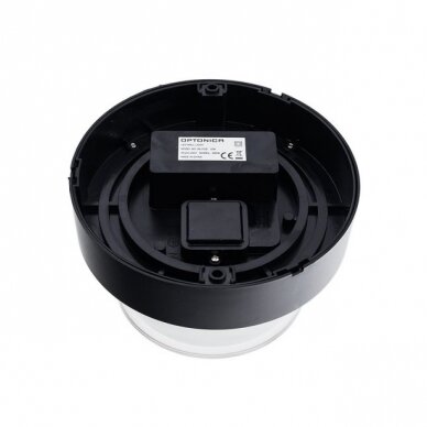 LED sieninis šviestuvas, juodas, apvalus, 15W, 145°, neutrali balta šviesa 2 LED sieninis šviestuvas, juodas, apvalus, 15W, 145°, neutrali balta šviesa 2