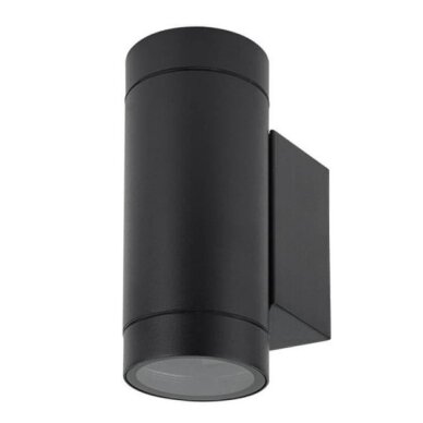 LED Wall Lamp, 2xGU10, Cylinder, Black 1