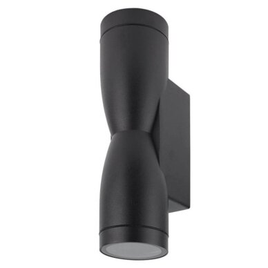 LED Wall Lamp, 2xGU10, Spindle, Black 1