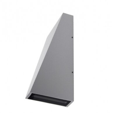 LED Wall Light, Grey, 6W, Warm Light 1