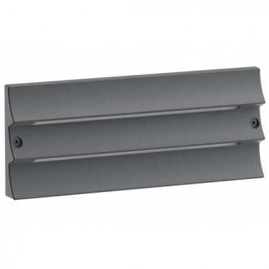 LED Wall Lamp, Grey, Waves