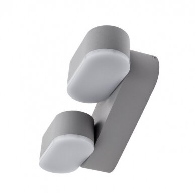 LED Wall Light, Grey, Rotatable, 12W, Warm Light 2