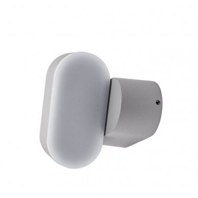 LED Wall Light, Grey, Rotatable, 6W, Neutral Light 4