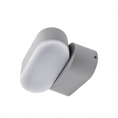 LED Wall Light, Grey, Rotatable, 6W, Warm Light 3