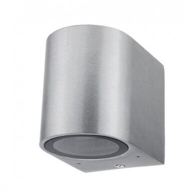 LED Wall Lamp, Polished Metal, 1 Socket, Max 35W 1