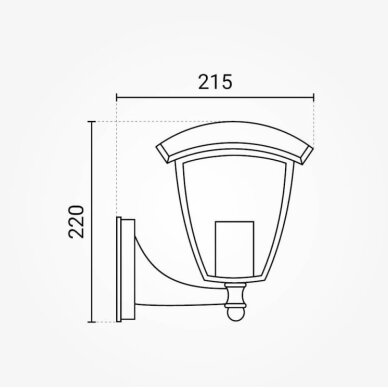 LED Wall Light, Up, Matt White 2
