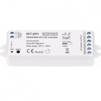 LED SPI Controller, 5-24V, Tuya 2