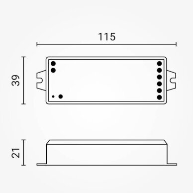 LED SPI Controller, 5-24V, Tuya 3