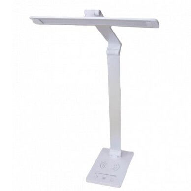LED Desk Lamp, 7W, Wireless Charging, White Body, CCT Light 1