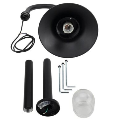 LED Stand Lamp, 1xЕ27, Black 2