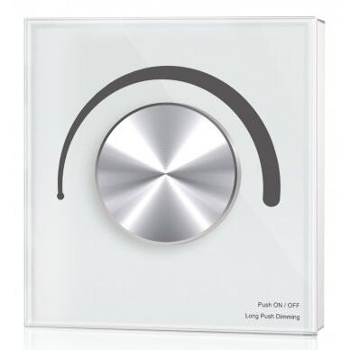 LED Dimmer Wall Console, Rotary, White, 5 Years Warranty