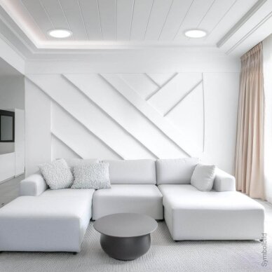 LED šviestuvas, 24W, plonas, temdomas, CCT 3000K-6000K 5